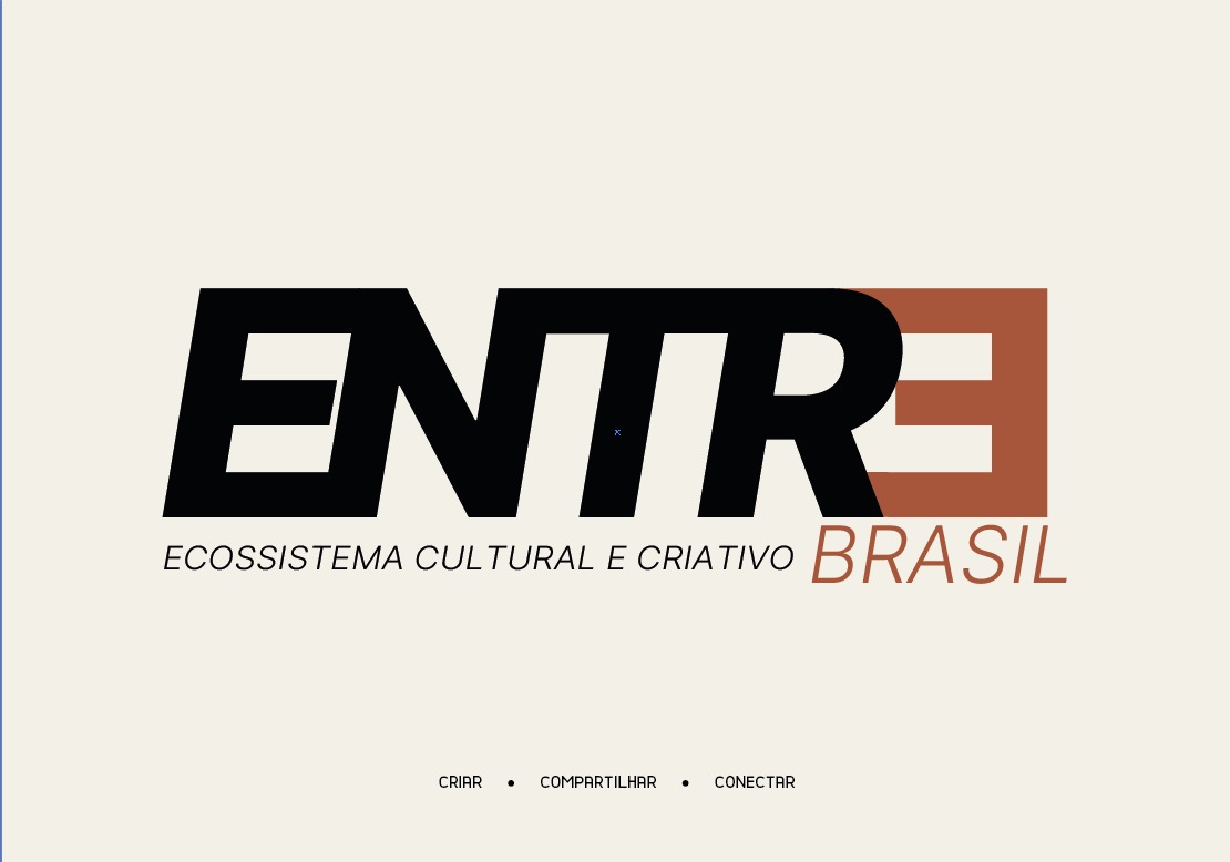 Logotipo do Entre Brasil, espaço cultural e criativo